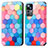 Leather Case Stands Fashionable Pattern Flip Cover Holder S02D for Xiaomi Mi 12T Pro 5G Colorful