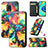 Leather Case Stands Fashionable Pattern Flip Cover Holder S02D for Xiaomi Poco M2 Pro