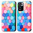 Leather Case Stands Fashionable Pattern Flip Cover Holder S02D for Xiaomi Poco X4 NFC Colorful