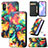 Leather Case Stands Fashionable Pattern Flip Cover Holder S02D for Xiaomi Redmi 9A