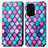 Leather Case Stands Fashionable Pattern Flip Cover Holder S02D for Xiaomi Redmi K40 5G Purple