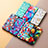 Leather Case Stands Fashionable Pattern Flip Cover Holder S02D for Xiaomi Redmi K50 Gaming AMG F1 5G