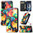 Leather Case Stands Fashionable Pattern Flip Cover Holder S02D for Xiaomi Redmi K50 Gaming AMG F1 5G