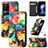 Leather Case Stands Fashionable Pattern Flip Cover Holder S02D for Xiaomi Redmi K50 Pro 5G