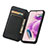 Leather Case Stands Fashionable Pattern Flip Cover Holder S02D for Xiaomi Redmi Note 12S