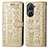 Leather Case Stands Fashionable Pattern Flip Cover Holder S03D for Asus Zenfone 9