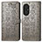 Leather Case Stands Fashionable Pattern Flip Cover Holder S03D for Huawei Honor 50 SE 5G