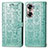 Leather Case Stands Fashionable Pattern Flip Cover Holder S03D for Huawei Honor 60 5G