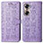 Leather Case Stands Fashionable Pattern Flip Cover Holder S03D for Huawei Honor 60 5G