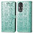 Leather Case Stands Fashionable Pattern Flip Cover Holder S03D for Huawei Honor 80 5G