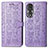 Leather Case Stands Fashionable Pattern Flip Cover Holder S03D for Huawei Honor 80 5G