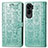 Leather Case Stands Fashionable Pattern Flip Cover Holder S03D for Huawei Honor 90 Lite 5G