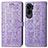 Leather Case Stands Fashionable Pattern Flip Cover Holder S03D for Huawei Honor 90 Lite 5G