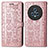 Leather Case Stands Fashionable Pattern Flip Cover Holder S03D for Huawei Honor Magic5 5G