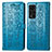 Leather Case Stands Fashionable Pattern Flip Cover Holder S03D for Huawei Honor V40 5G