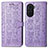 Leather Case Stands Fashionable Pattern Flip Cover Holder S03D for Huawei Nova 10