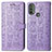 Leather Case Stands Fashionable Pattern Flip Cover Holder S03D for Motorola Moto E20