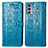 Leather Case Stands Fashionable Pattern Flip Cover Holder S03D for Motorola Moto Edge 20 5G