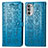 Leather Case Stands Fashionable Pattern Flip Cover Holder S03D for Motorola Moto Edge (2022) 5G