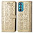 Leather Case Stands Fashionable Pattern Flip Cover Holder S03D for Motorola Moto Edge 30 5G
