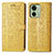 Leather Case Stands Fashionable Pattern Flip Cover Holder S03D for Motorola Moto Edge 40 5G