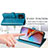 Leather Case Stands Fashionable Pattern Flip Cover Holder S03D for Motorola Moto Edge 40 Pro 5G