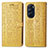 Leather Case Stands Fashionable Pattern Flip Cover Holder S03D for Motorola Moto Edge X30 5G