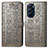 Leather Case Stands Fashionable Pattern Flip Cover Holder S03D for Motorola Moto Edge X30 5G