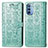 Leather Case Stands Fashionable Pattern Flip Cover Holder S03D for Motorola Moto G31