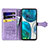 Leather Case Stands Fashionable Pattern Flip Cover Holder S03D for Motorola Moto G82 5G