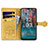 Leather Case Stands Fashionable Pattern Flip Cover Holder S03D for Nokia C12