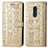 Leather Case Stands Fashionable Pattern Flip Cover Holder S03D for Nokia C3