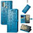 Leather Case Stands Fashionable Pattern Flip Cover Holder S03D for Nokia C31