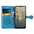 Leather Case Stands Fashionable Pattern Flip Cover Holder S03D for Nokia C31