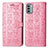 Leather Case Stands Fashionable Pattern Flip Cover Holder S03D for Nokia G22