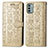 Leather Case Stands Fashionable Pattern Flip Cover Holder S03D for Nokia G22