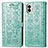 Leather Case Stands Fashionable Pattern Flip Cover Holder S03D for Nothing Phone 2 Green