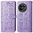 Leather Case Stands Fashionable Pattern Flip Cover Holder S03D for OnePlus 11R 5G Purple