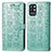 Leather Case Stands Fashionable Pattern Flip Cover Holder S03D for OnePlus 9R 5G