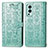 Leather Case Stands Fashionable Pattern Flip Cover Holder S03D for OnePlus Nord 2 5G