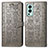 Leather Case Stands Fashionable Pattern Flip Cover Holder S03D for OnePlus Nord 2 5G