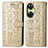 Leather Case Stands Fashionable Pattern Flip Cover Holder S03D for OnePlus Nord CE 3 5G