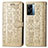 Leather Case Stands Fashionable Pattern Flip Cover Holder S03D for OnePlus Nord N300 5G