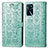 Leather Case Stands Fashionable Pattern Flip Cover Holder S03D for Oppo A16