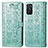 Leather Case Stands Fashionable Pattern Flip Cover Holder S03D for Oppo A55S 5G