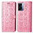 Leather Case Stands Fashionable Pattern Flip Cover Holder S03D for Oppo K10 5G India