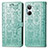 Leather Case Stands Fashionable Pattern Flip Cover Holder S03D for Realme 10 Pro 5G