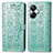 Leather Case Stands Fashionable Pattern Flip Cover Holder S03D for Realme 10 Pro+ Plus 5G