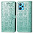 Leather Case Stands Fashionable Pattern Flip Cover Holder S03D for Realme 9 5G