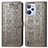 Leather Case Stands Fashionable Pattern Flip Cover Holder S03D for Realme C31